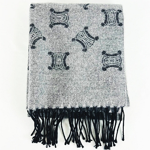 CELINE グレー マフラー 【公式通販】