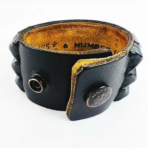 ナンバーナイン NUMBER (N)INE スタッズ ブレスレット 黒 ブラック  