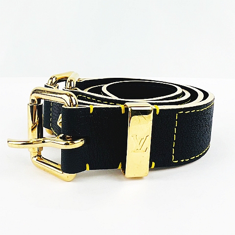 ルイヴィトン LOUIS VUITTON サンチュール・スハリラージ レザー 