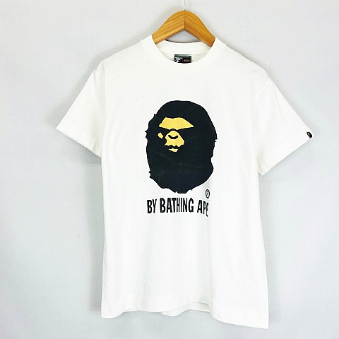 アベイシングエイプ A BATHING APE 90年代 旧タグ 猿 ロゴ プリント  