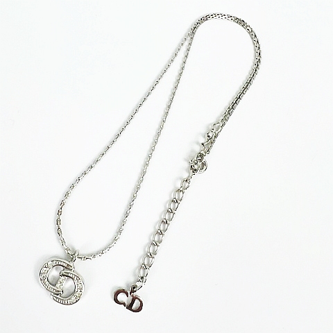 クリスチャンディオール Christian Dior ☆AA☆CD ロゴ ラインストーン  