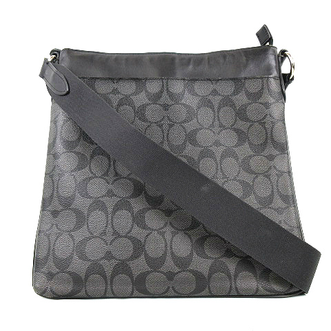 コーチ COACH シグネチャー PVC レザー ショルダー バッグ かばん 