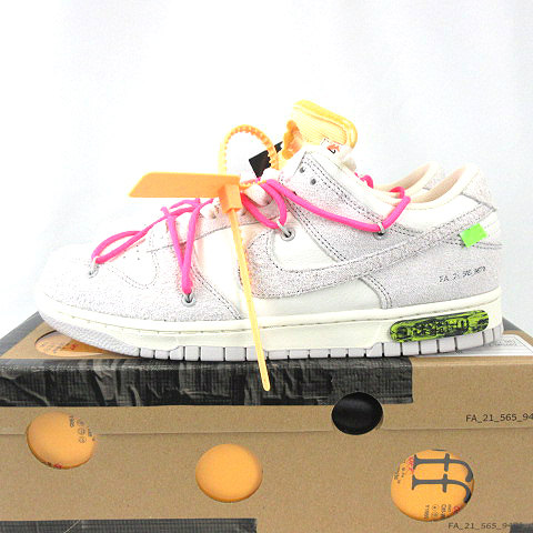 未使用品 ナイキ NIKE ☆AA☆OFF-WHITE DUNK LOW 1 OF 50 17 DJ0950 