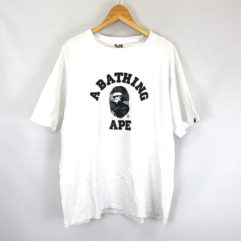 アベイシングエイプ A BATHING APE ロゴ プリント 半袖 Tシャツ  