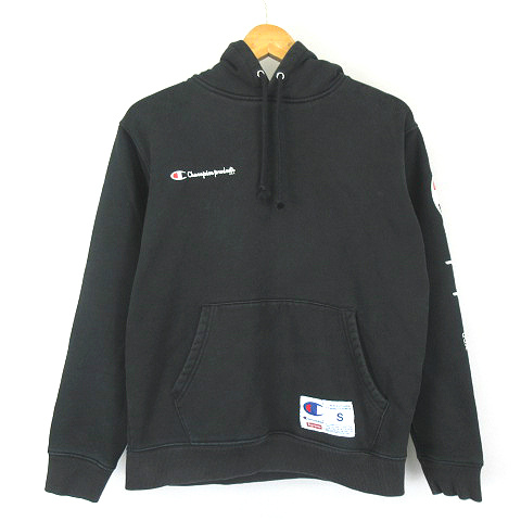 シュプリーム SUPREME ☆AA☆16AW Champion Hooded SweatShirt Black  
