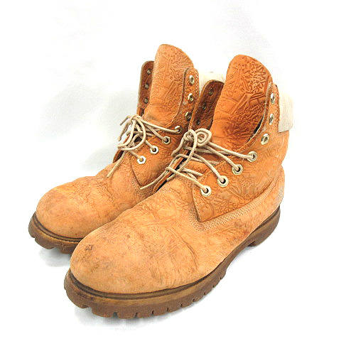ティンバーランド Timberland 型押し 7ホール ブーツ 31005 ベージュ 