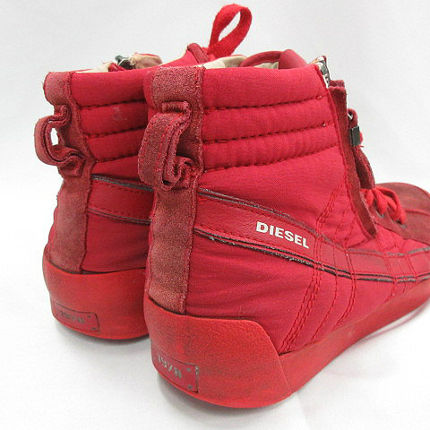 美品 DIESEL D-STRING PLUS ハイカットスニーカー 28cm ア*ロ様 DIESEL ハイカットスニーカー D-STRING PLUS 28