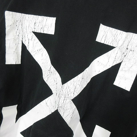 希少 国内正規モンクレール オフホワイト コラボ ブラックスワン Tシャツ 美品 MONCLER モンクレール OFF-WHITE オフホワイト MAGLIA T-SHIRT