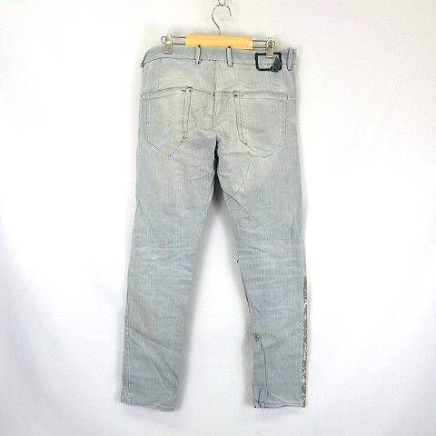 ディーゼル DIESEL ウォッシュ加工 スパンコール装飾 デニムパンツ 