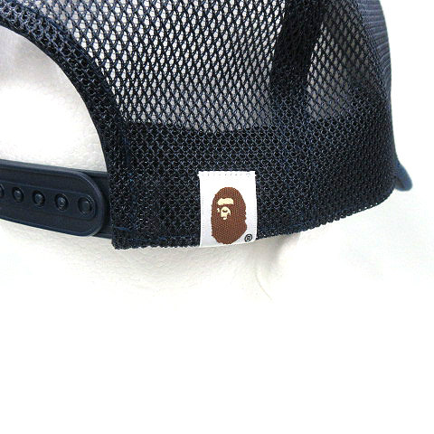 アベイシングエイプ A BATHING APE Camo Mesh Cap ロゴ プリント