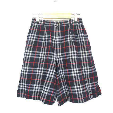 バーバリーズ Burberrys ノバ チェック ウール キュロット ハーフ  