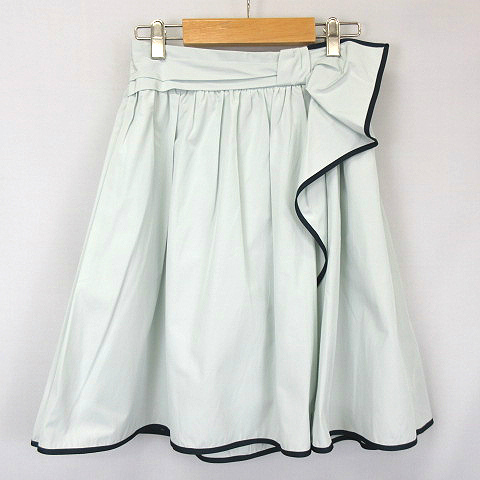 マーリエパーエフデ Maglie par ef-de 巻き風 膝丈 フレア スカート  