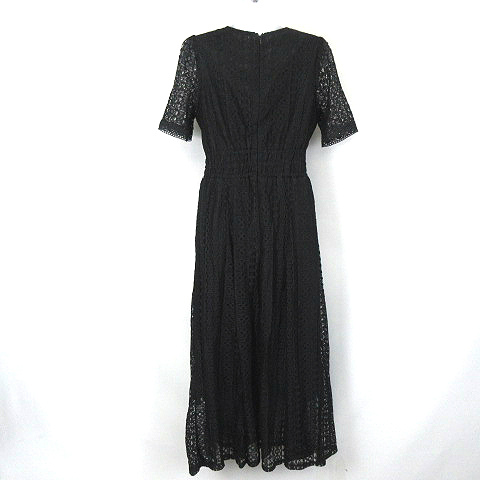 フランシュリッペ☆レースロングワンピース☆ブラック☆サイズM fit=scale-down,w=1200