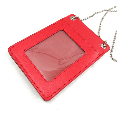 シュプリーム SUPREME ☆AA☆ 18AW Leather ID Holder + Wallet Red  