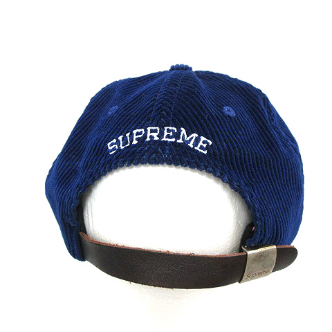 シュプリーム SUPREME 17SS Corduroy S Logo ブルー Supreme S Logo Corduroy sロゴ キャップ シュプリーム SUPREME