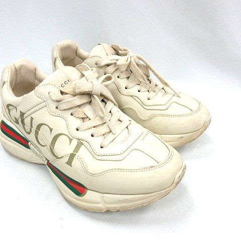 グッチ GUCCI ☆AA☆ ライトン レザー ダッド スニーカー 靴 グッチ GUCCI ☆AA☆ ライトン レザー ダッド スニーカー 靴