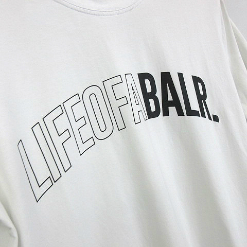 ボーラー BALR. ロゴ プリント 半袖 Tシャツ 白 ホワイト XS ボーラー BALR. ロゴ プリント 半袖 Tシャツ 白 ホワイト XS