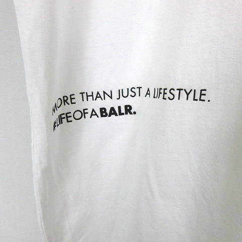 ボーラー BALR. ロゴ プリント 半袖 Tシャツ 白 ホワイト XS ボーラー BALR. ロゴ プリント 半袖 Tシャツ 白 ホワイト XS