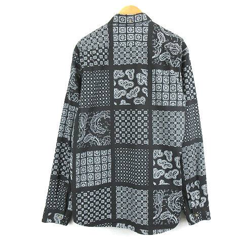 シュプリーム SUPREME ☆AA☆20SS Paisley Grid Shirt Black  