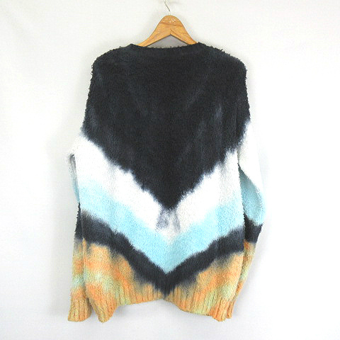 CELINE タイダイ柄 ルーズニット 長袖 セーター マルチカラー  