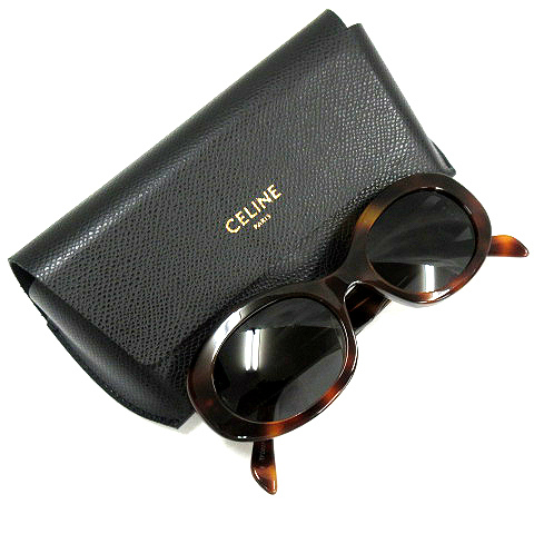 CELINE PARIS CL40194U トリオンフオーバルサングラス- 