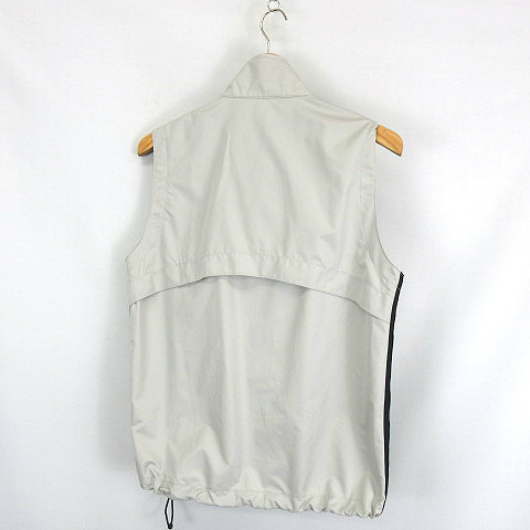 エレッセ ellesse ジップアップ ベスト テニス ウェア グレー M