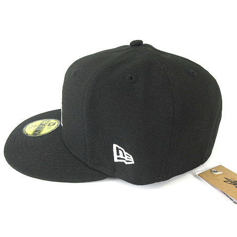 未使用品 ステューシー STUSSY LA NEW ERA CAP BLACK 59FIFTY 