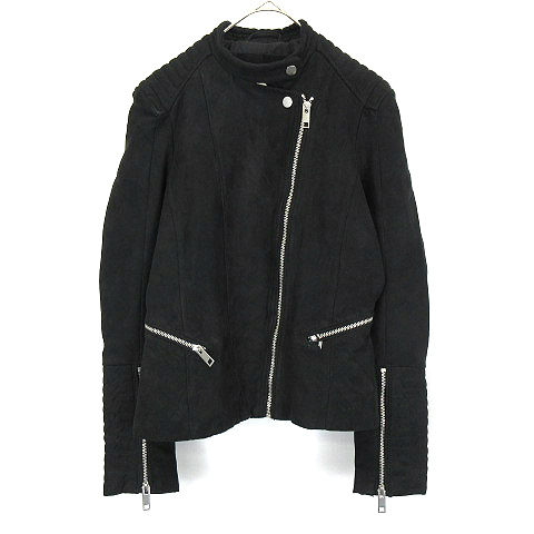 エイチ&エム H&M フェイクレザー スエード ライダース 