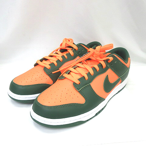 未使用品 ナイキ NIKE Dunk Low Retro Gorge Green and Total Orange  