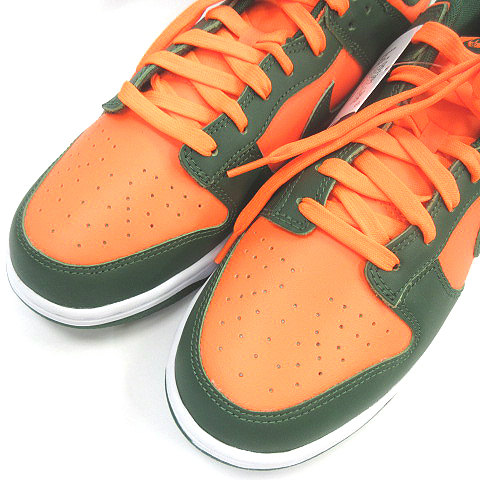 未使用品 ナイキ NIKE Dunk Low Retro Gorge Green and Total Orange  
