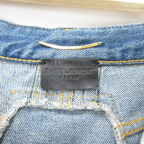 サンローラン パリ SAINT LAURENT PARIS ☆AA☆ パッチワーク デニム  