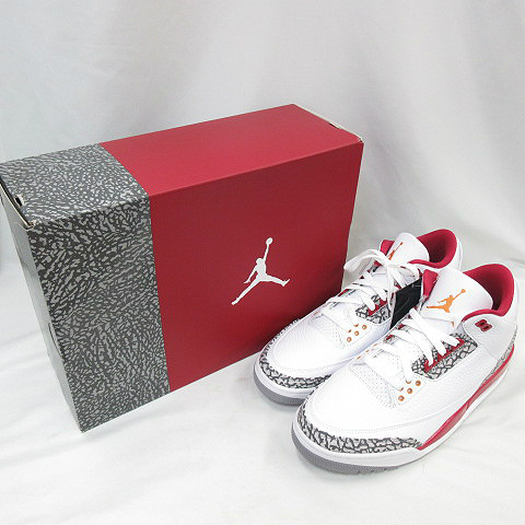 ナイキ NIKE ☆AA☆ Air Jordan 3 Cardinal Red CT8532-126 US10.5  