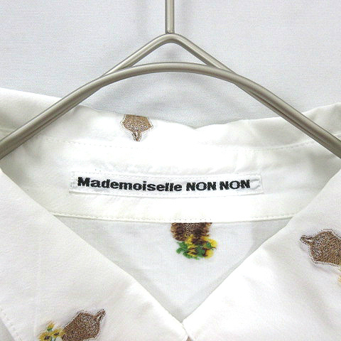 タグ付き✨マドモアゼルノンノン チュニック ブラウス すずらん 刺繍
