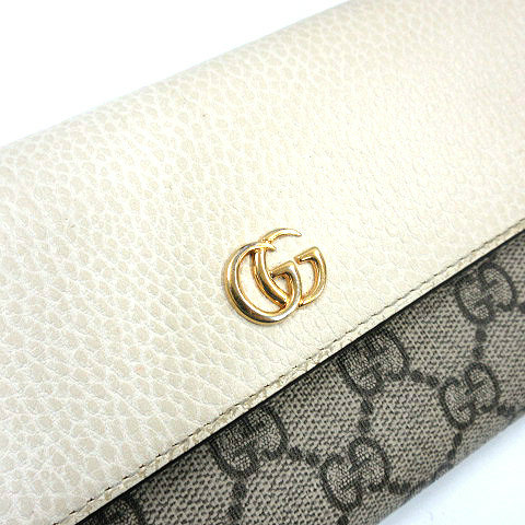 GUCCI グッチ GGマーモント コンチネンタルウォレット 財布