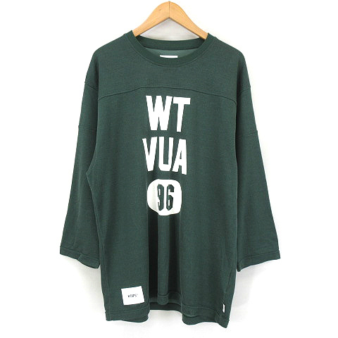 WTAPS 七分袖カットソー 02サイズ 241ATDT-CSM18 WTAPS 七分袖カットソー 02サイズ 241ATDT-CSM18 - メルカリ