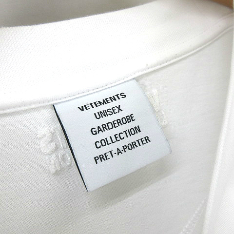 【VETEMENTS】ホワイト Limited Edition ロゴ Tシャツ VETEMENTS Off-White 'Limited Edition' T-Shirt Vetements