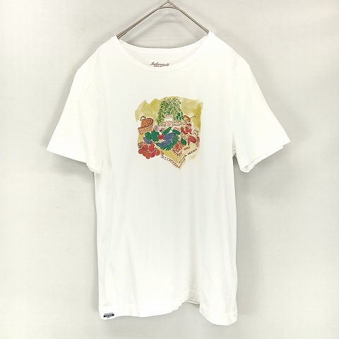 マドモアゼルノンノン mademoiselle NON NON コットン 水彩画 Tシャツ