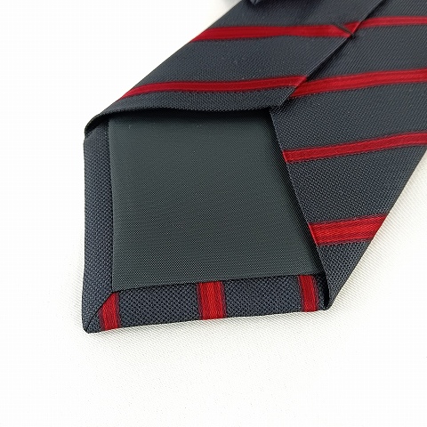 バーバリーブラックレーベル BURBERRY BLACK LABEL シルク ストライプ