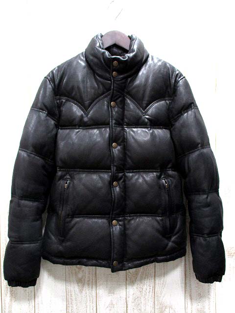 ジャックローズ Jackrose ダウンジャケット レザー ゴートスキン 山羊  