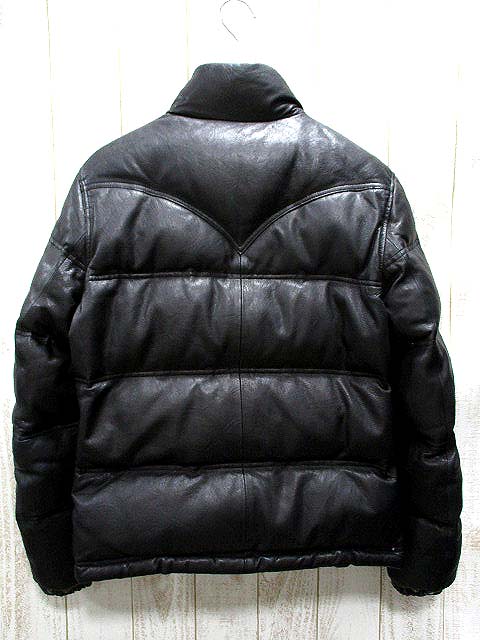ジャックローズ Jackrose ダウンジャケット レザー ゴートスキン 山羊  