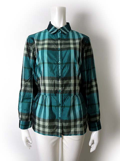 BURBERRY BRIT バーバリー チェック シャツ チュニック