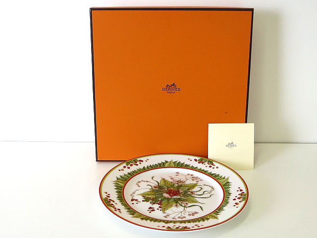 未使用品 エルメス HERMES 皿 プレート ピタゴラス Le jardin de 