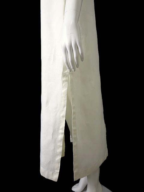 CHANELシャネルリネン麻ロングワンピース