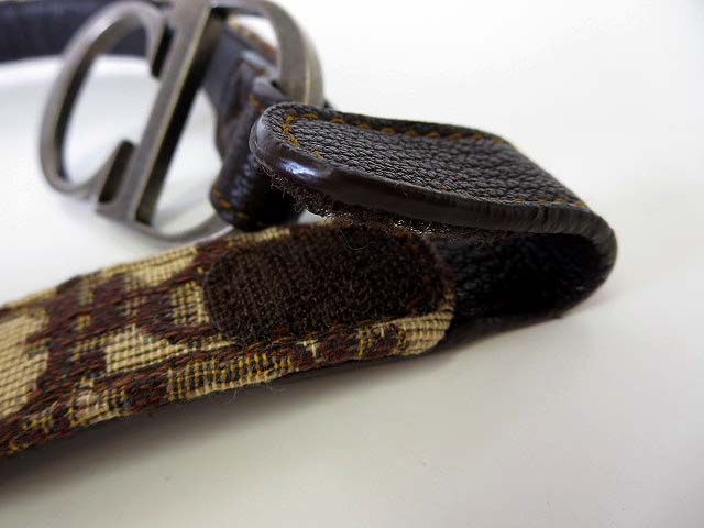 クリスチャンディオール Christian Dior ベルト トロッター柄 CD