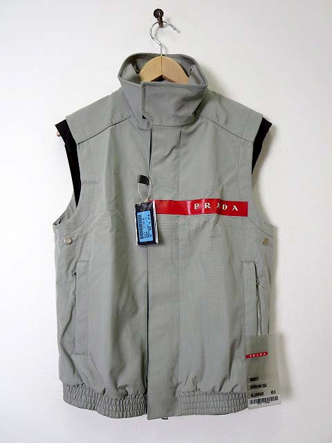 プラダスポーツ PRADA SPORT ジャケット ベスト ブルゾン ジップアップ 