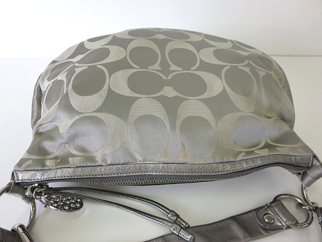 Coach グレー ナイロン バッグ レア 希少性 コーチ COACH バッグ 2WAY ショルダーバッグ ナイロン パテント