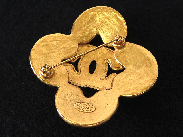 シャネル CHANEL ブローチ ココマーク フラワー 花モチーフ 96A  