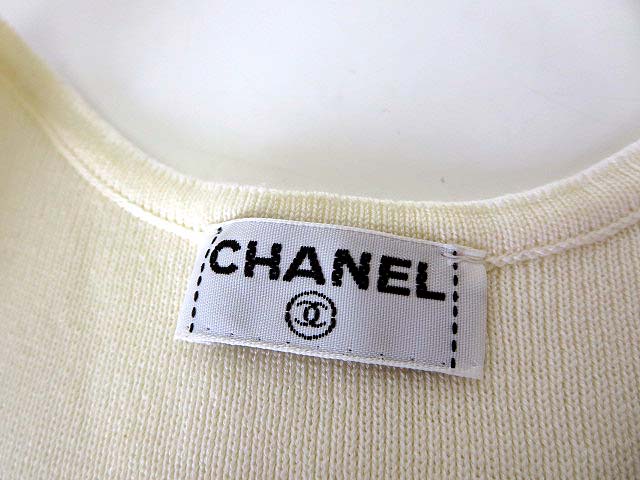 シャネル CHANEL タンクトップ カットソー ノースリーブ ココマーク 