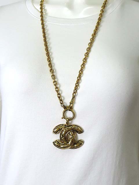 シャネル CHANEL ネックレス ココマーク マトラッセ チェーン