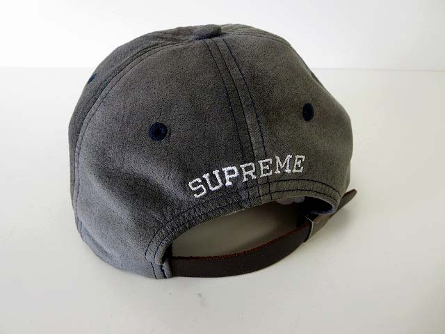Supreme sロゴ キャップ グレー ベースボールキャップ supreme